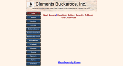 Desktop Screenshot of clementsbuckaroos.com